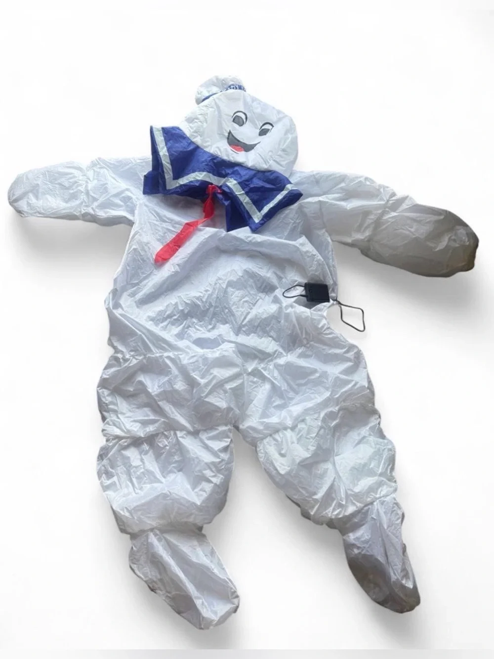 Spirit Inflatable White Sailor Marshmallow Plush with Blue Collar and Red Tie - Picture 4 of 8